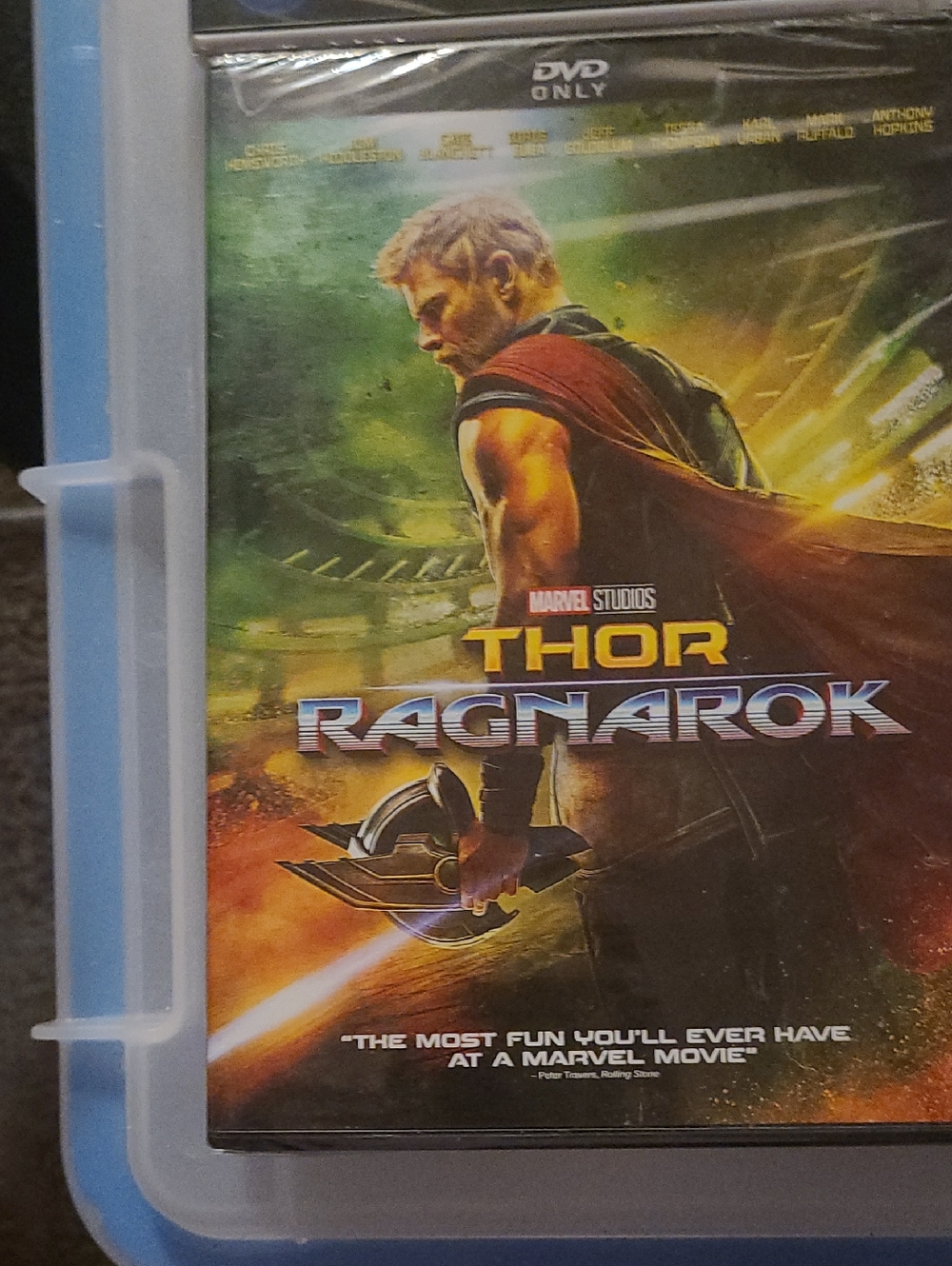 Marvel Studios Thor: Ragnarok DVD - Red & Gold Cover
